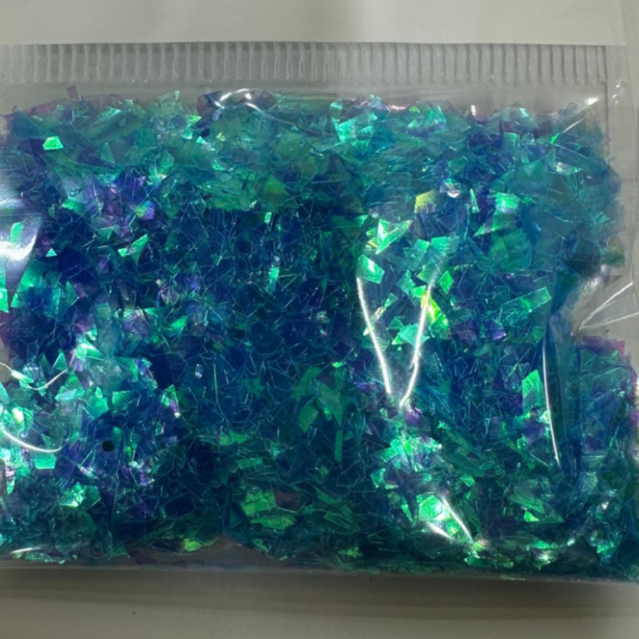 Bebe mavi glitter kırbığı