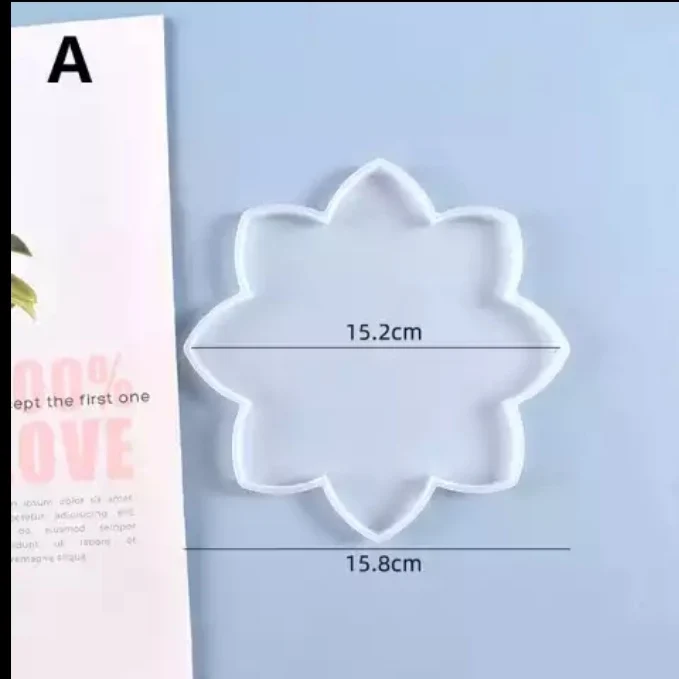 Çiçek bardak altlığı kalıbı