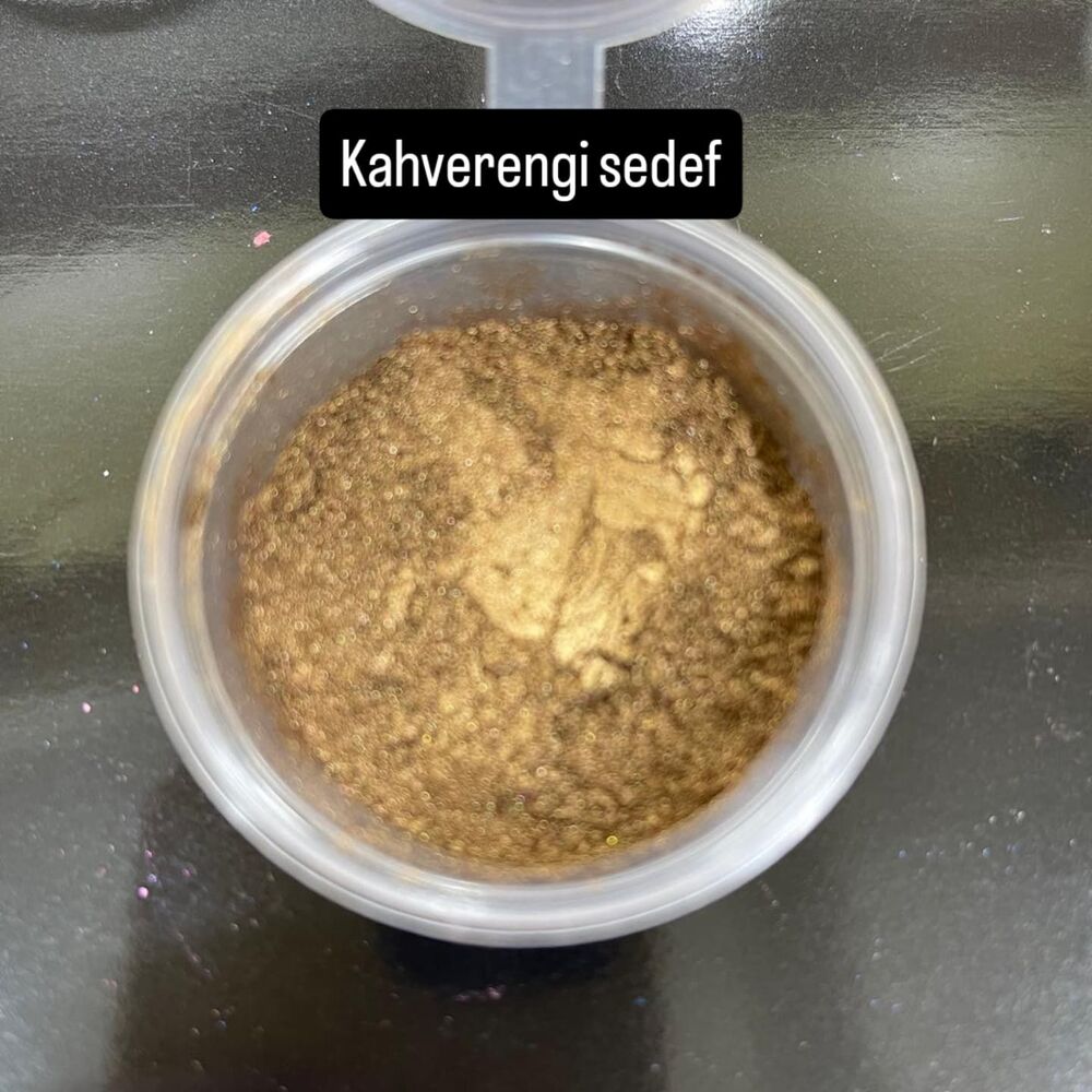 kahverengi sedef toz boya