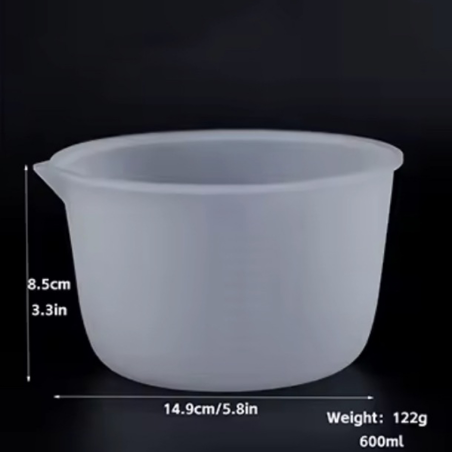 600ml ölçülü beher silikon